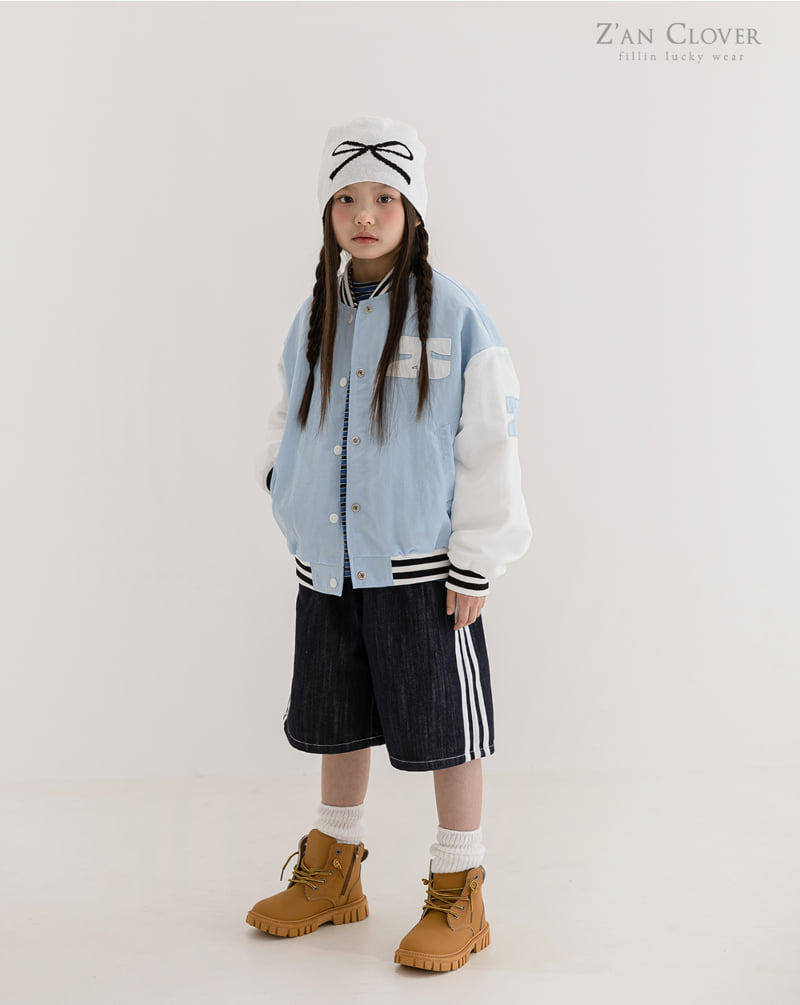 Zan Clover - Korean Children Fashion - #Kfashion4kids - Line Bermuda Pants - 12