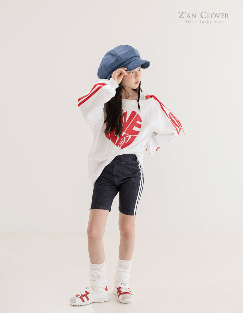 Zan Clover - Korean Children Fashion - #Kfashion4kids - Cotton Denim Biker Shorts - 8