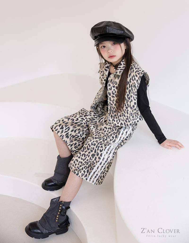 Zan Clover - Korean Children Fashion - #Kfashion4kids - Line Bermuda Pants - 6
