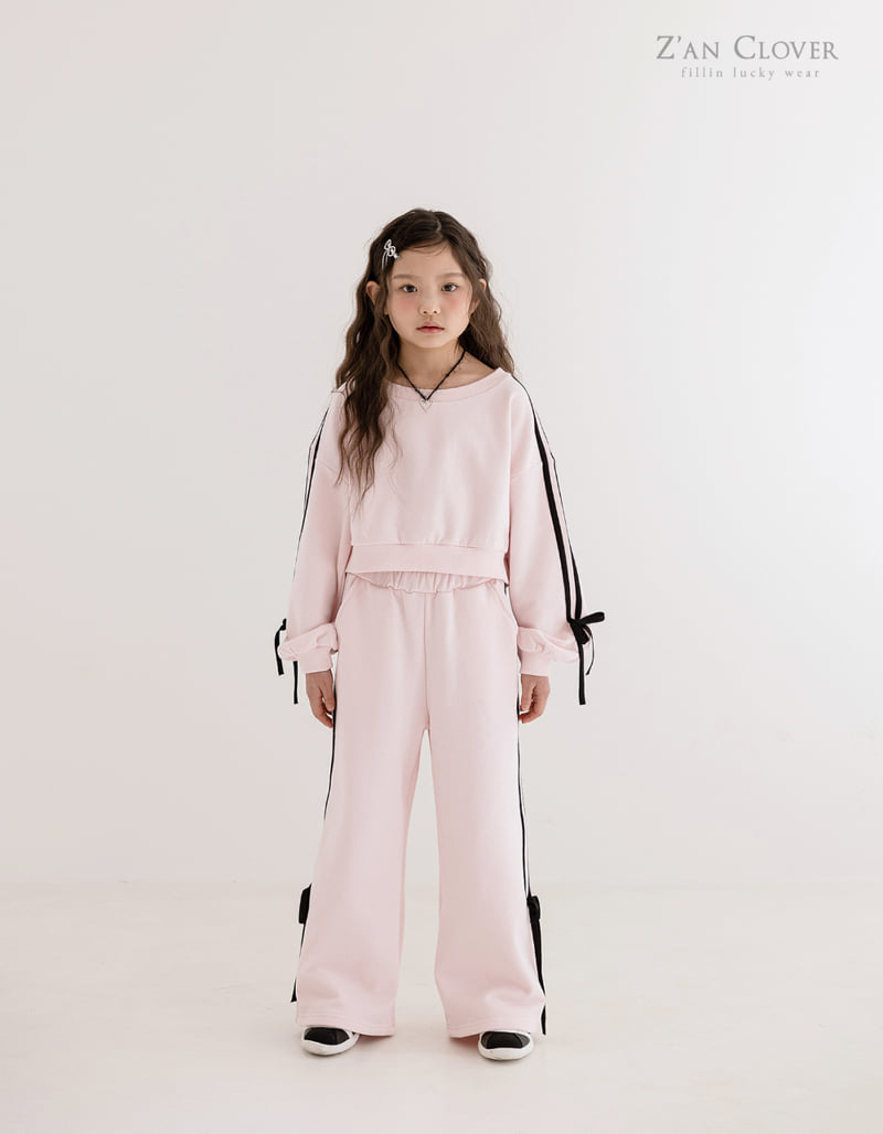 Zan Clover - Korean Children Fashion - #Kfashion4kids - Off Shoulder Training Setup - 9