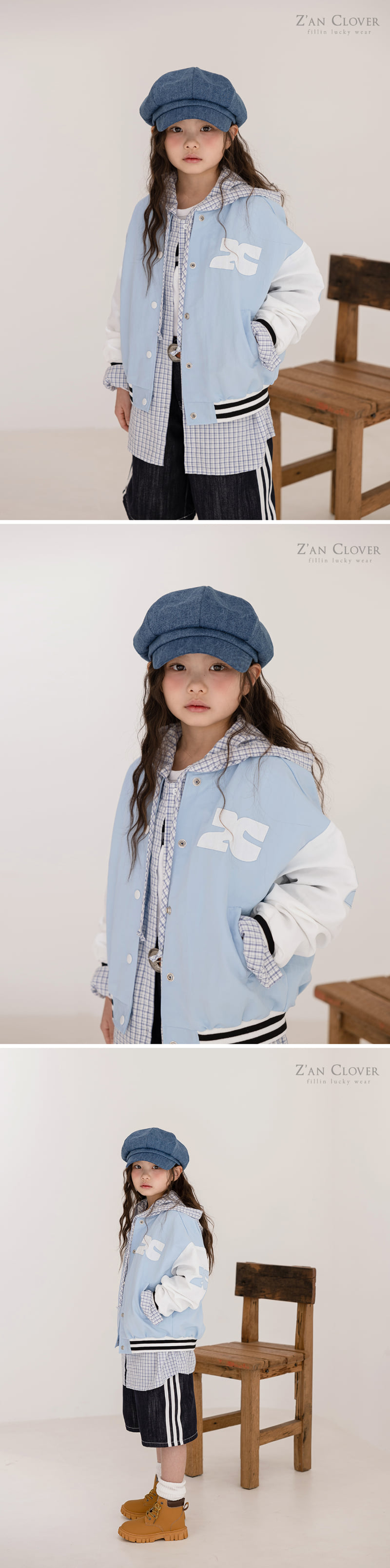 Zan Clover - Korean Children Fashion - #childofig - Baseball Varsity - 9