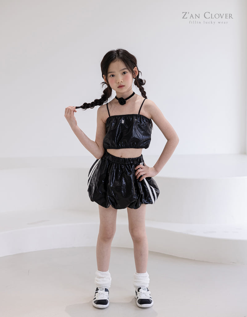 Zan Clover - Korean Children Fashion - #childofig - Shine Crop Top - 9
