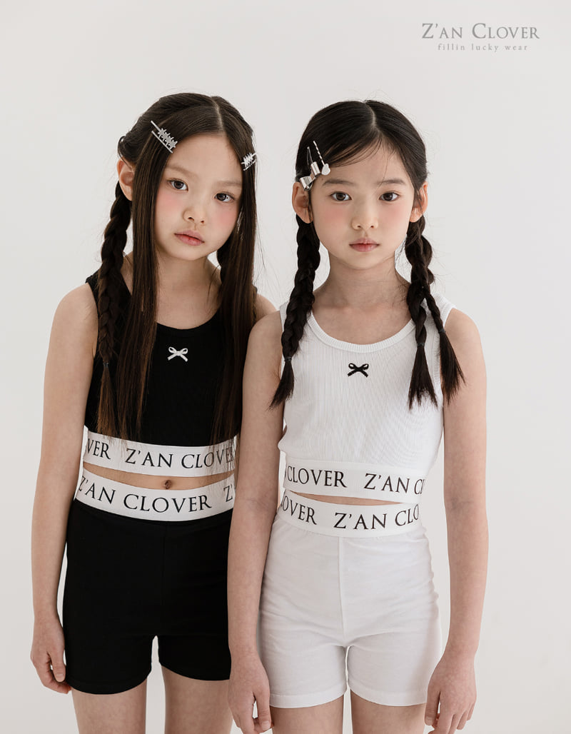 Zan Clover - Korean Children Fashion - #childofig - Banding Ribbon Crop Top - 8
