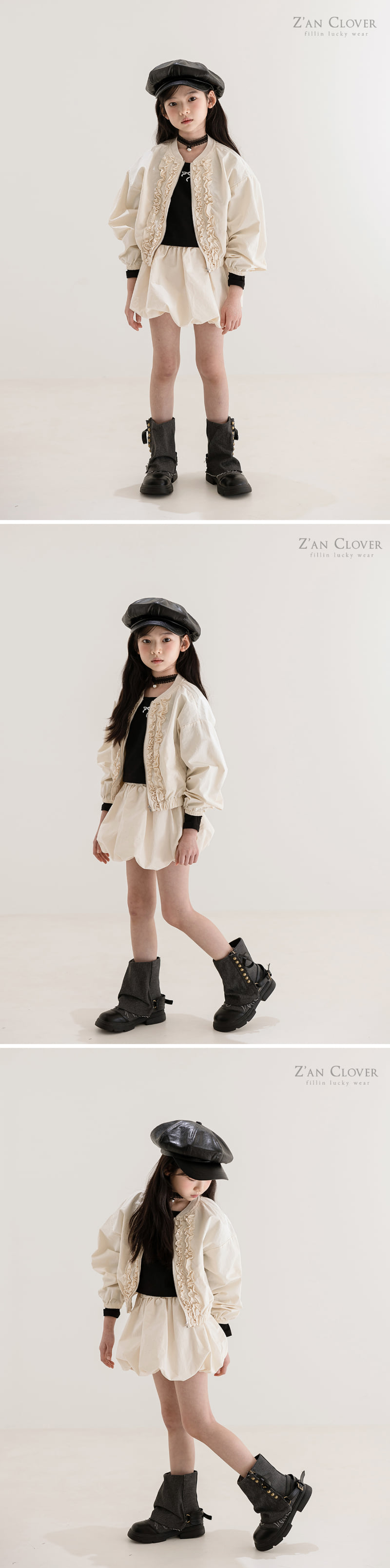 Zan Clover - Korean Children Fashion - #childofig - Balloon Mini Skirt - 10