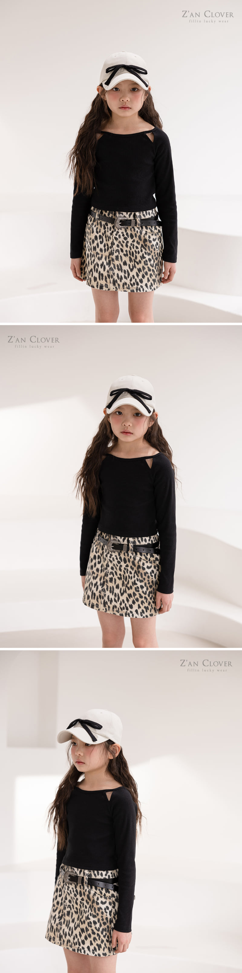 Zan Clover - Korean Children Fashion - #childofig - Simple Leopard Mini Skirt - 7