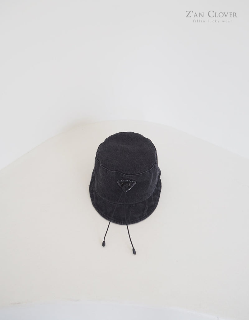 Zan Clover - Korean Children Fashion - #childofig - Denim Triangle Hat - 12