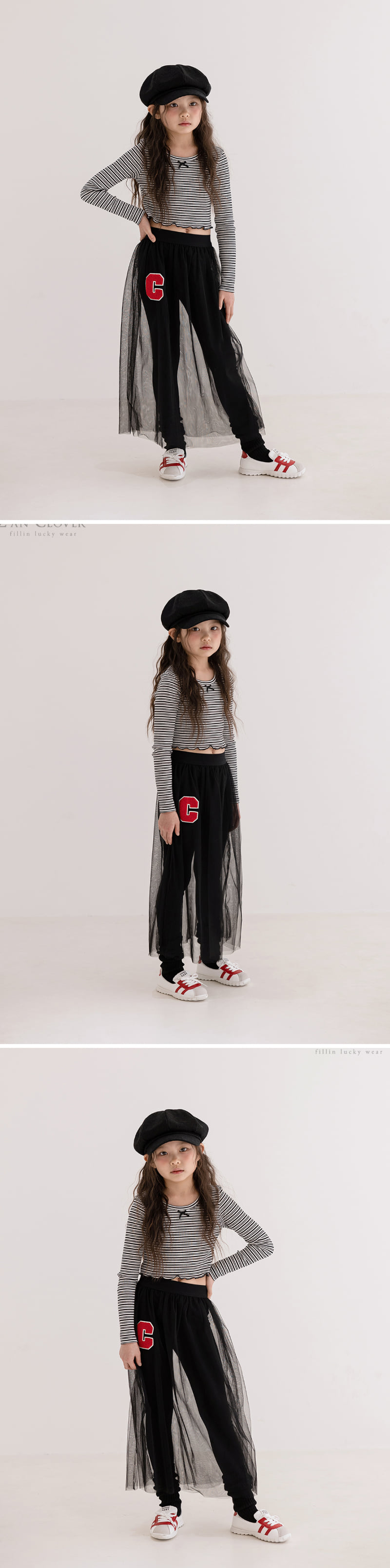 Zan Clover - Korean Children Fashion - #childrensboutique - Patch Sharon Skirt - 9