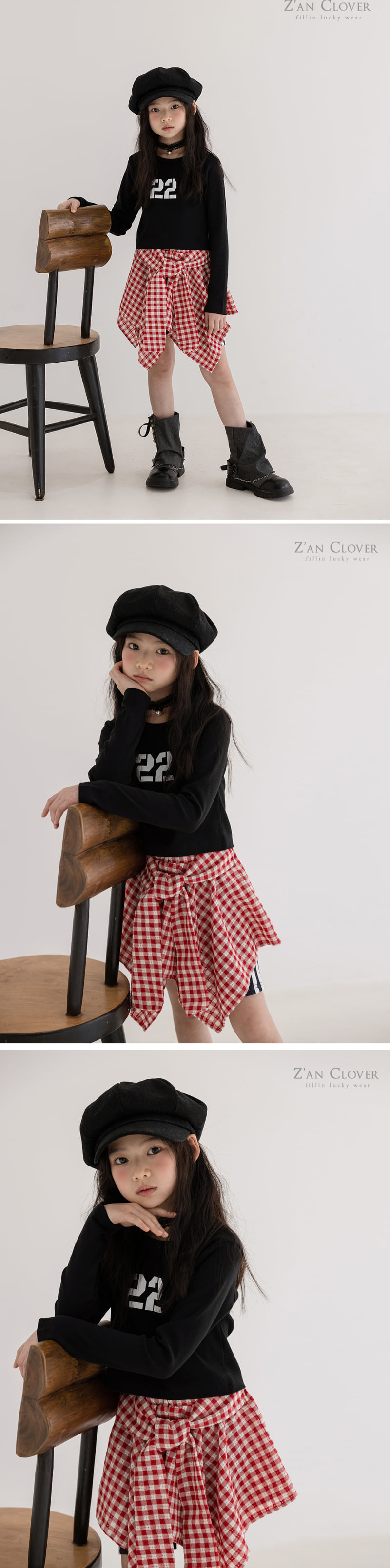 Zan Clover - Korean Children Fashion - #designkidswear - 22 Short Tee - 5