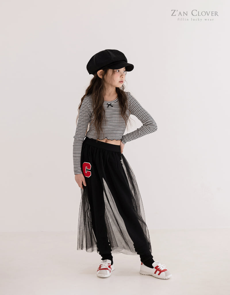 Zan Clover - Korean Children Fashion - #designkidswear - Patch Sharon Skirt - 10