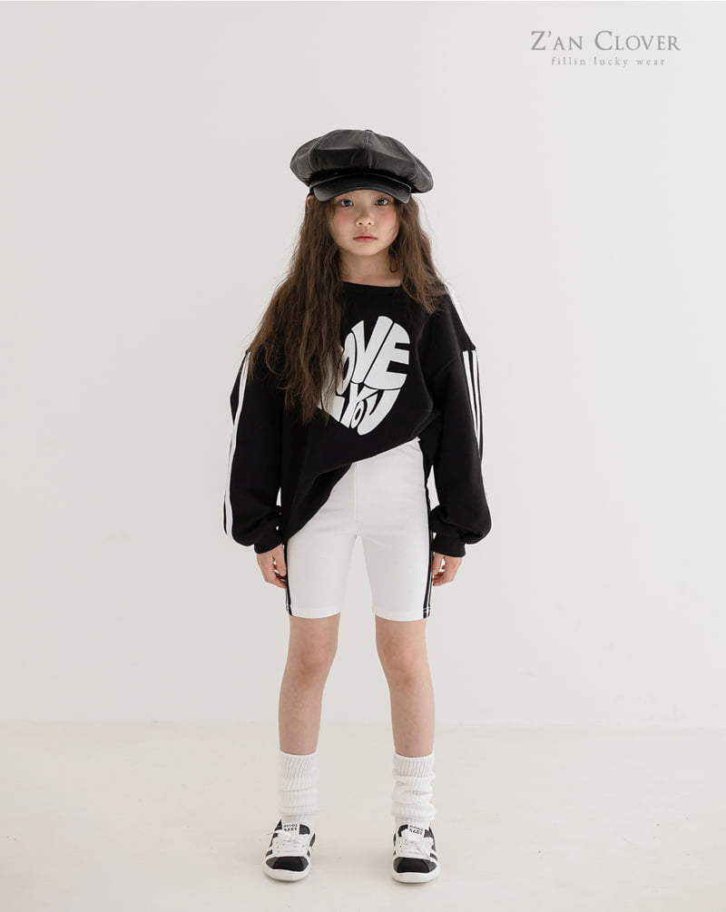 Zan Clover - Korean Children Fashion - #designkidswear - Cotton Denim Biker Shorts - 2