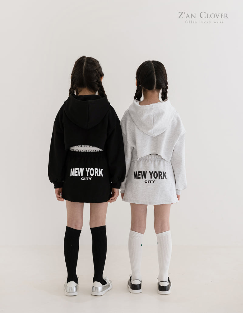 Zan Clover - Korean Children Fashion - #childrensboutique - New York Skirt Setup - 4