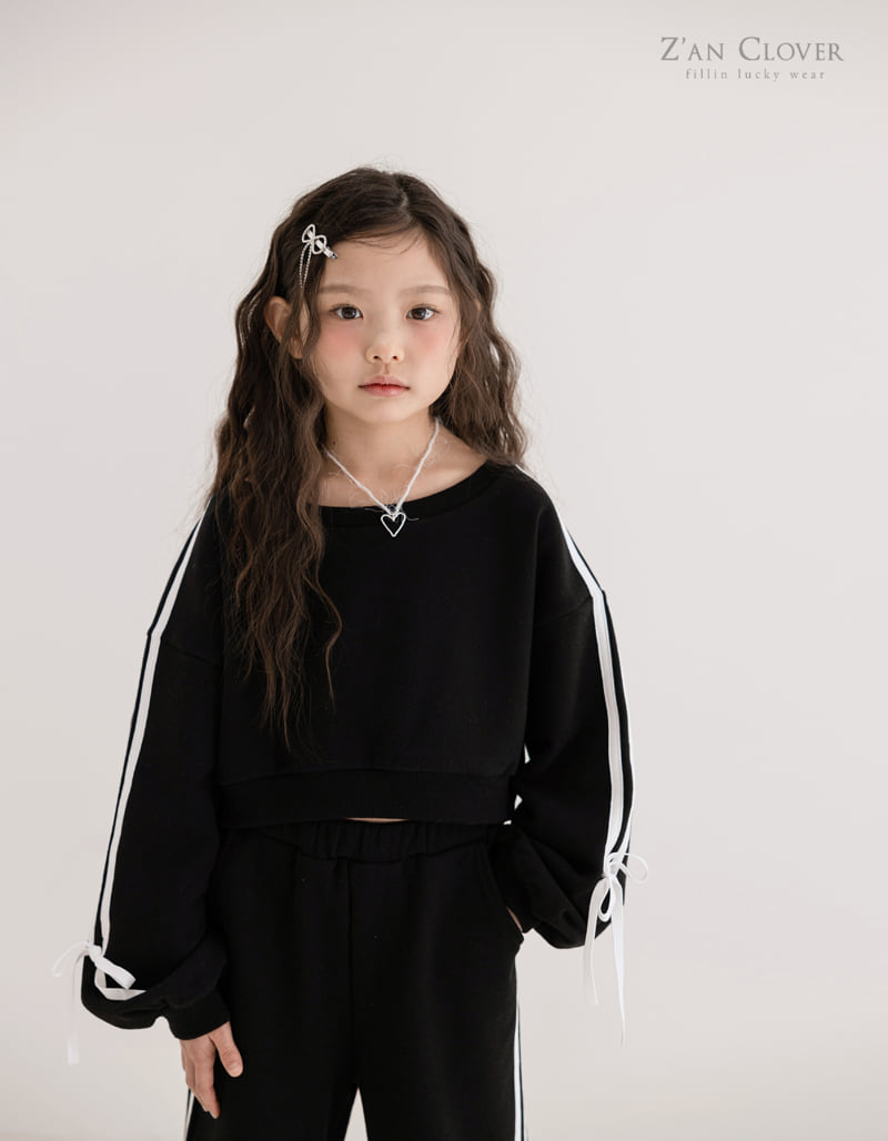 Zan Clover - Korean Children Fashion - #designkidswear - Off Shoulder Training Setup - 4