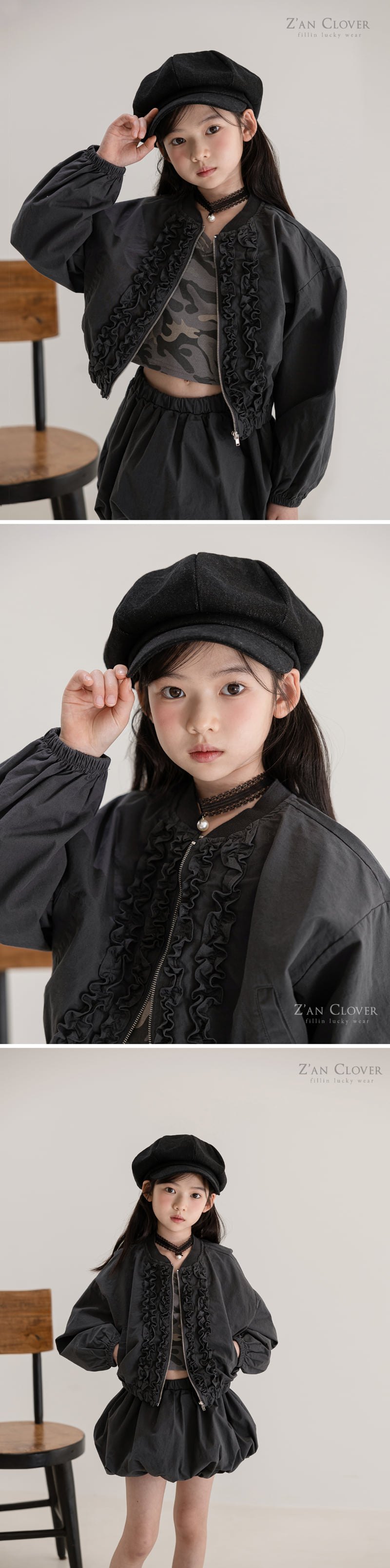 Zan Clover - Korean Children Fashion - #fashionkids - Frill Jumper - 3
