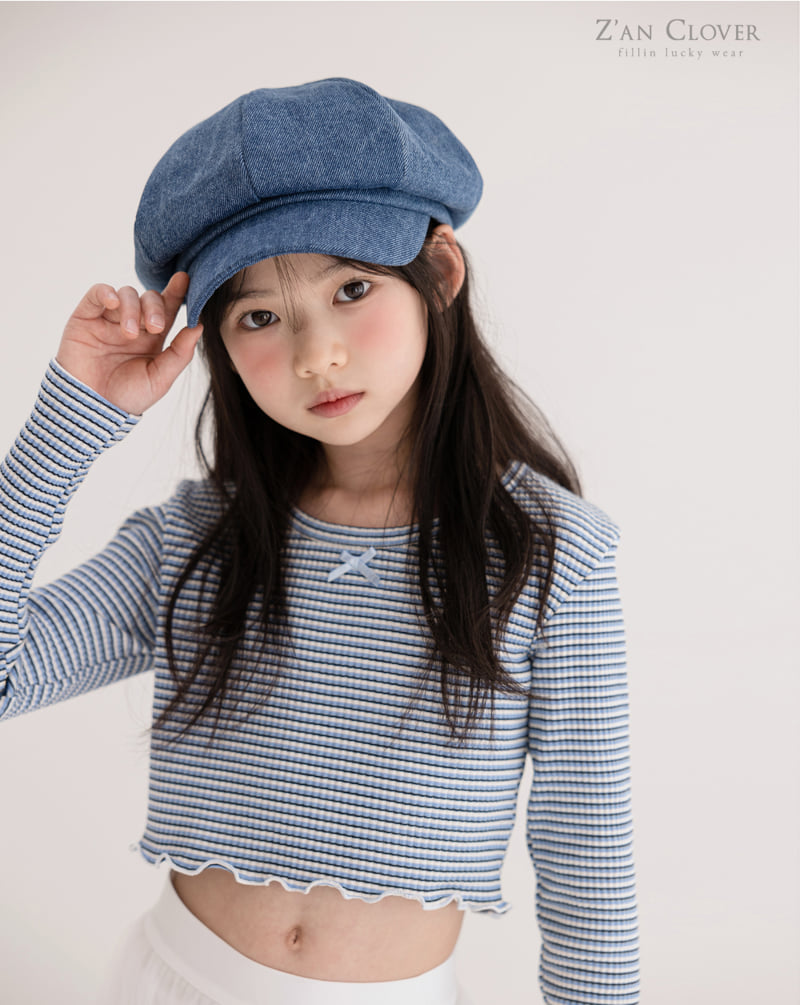 Zan Clover - Korean Children Fashion - #discoveringself - St Ribbon Short Tee - 4
