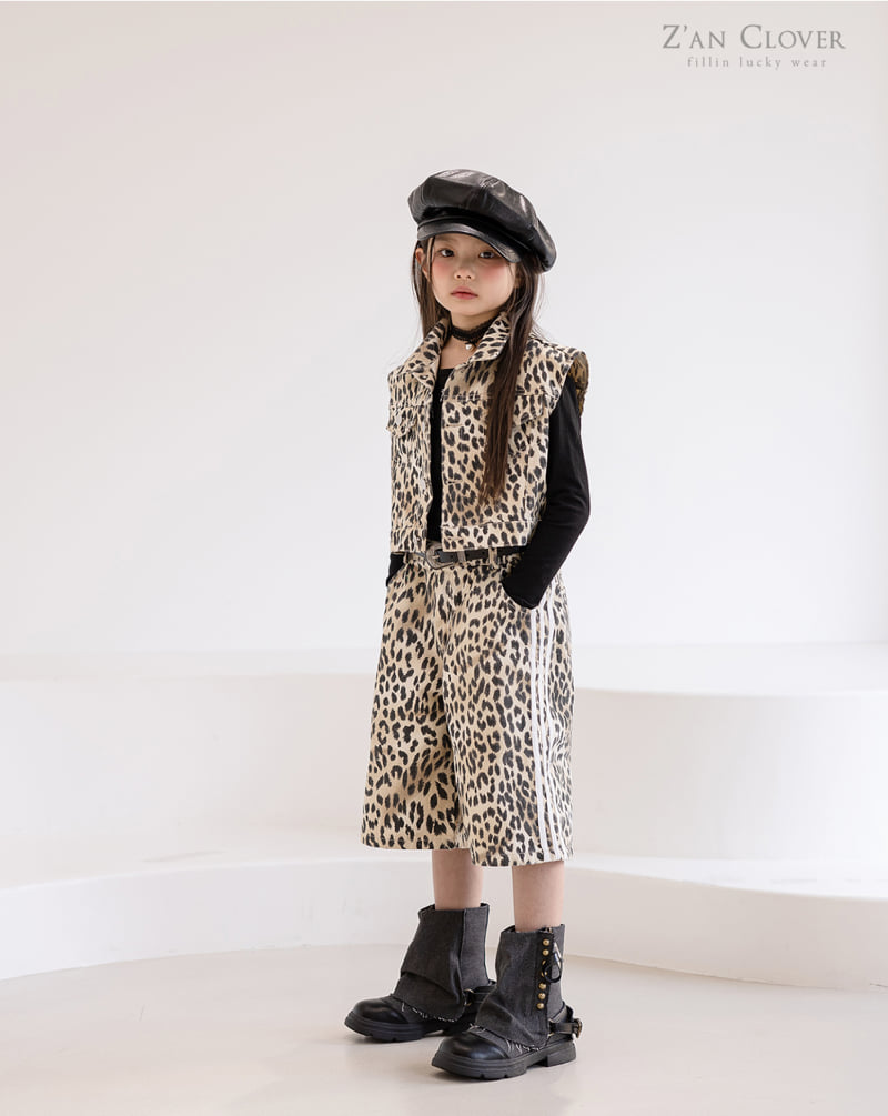 Zan Clover - Korean Children Fashion - #fashionkids - Line Bermuda Pants - 2