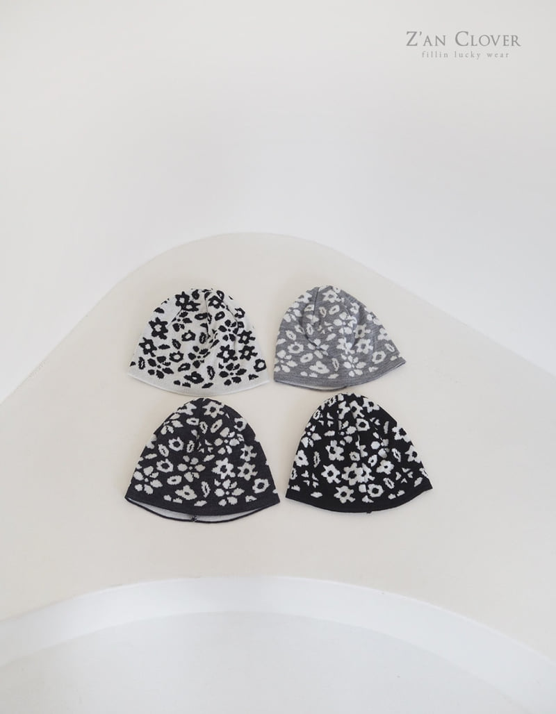 Zan Clover - Korean Children Fashion - #kidsshorts - Flower Beanie - 2