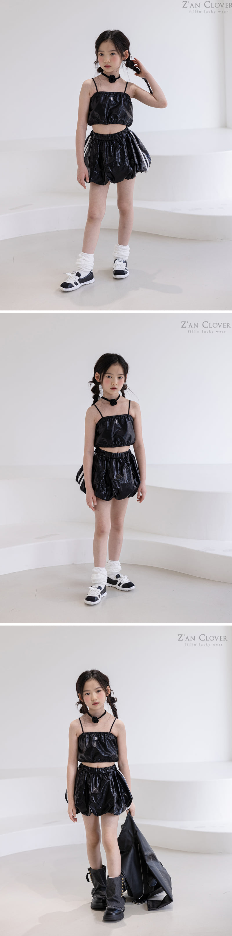 Zan Clover - Korean Children Fashion - #kidsstore - Shine Balloon Skirt - 3