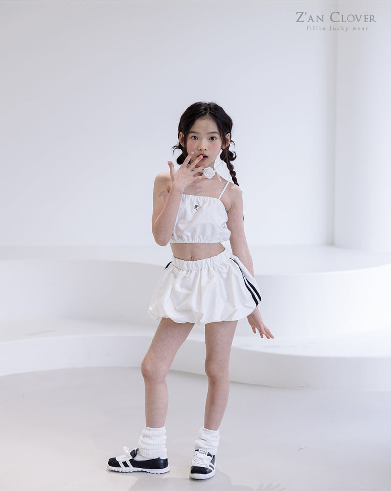 Zan Clover - Korean Children Fashion - #kidsstore - Shine Balloon Skirt - 4