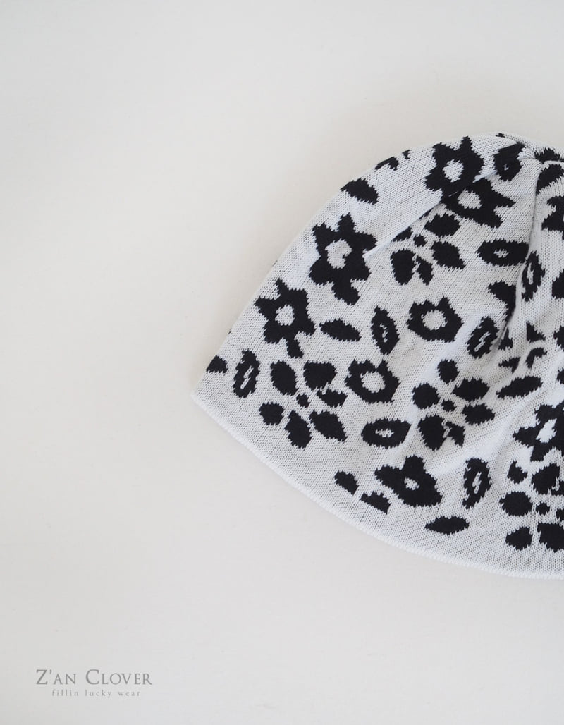 Zan Clover - Korean Children Fashion - #kidsstore - Flower Beanie - 4