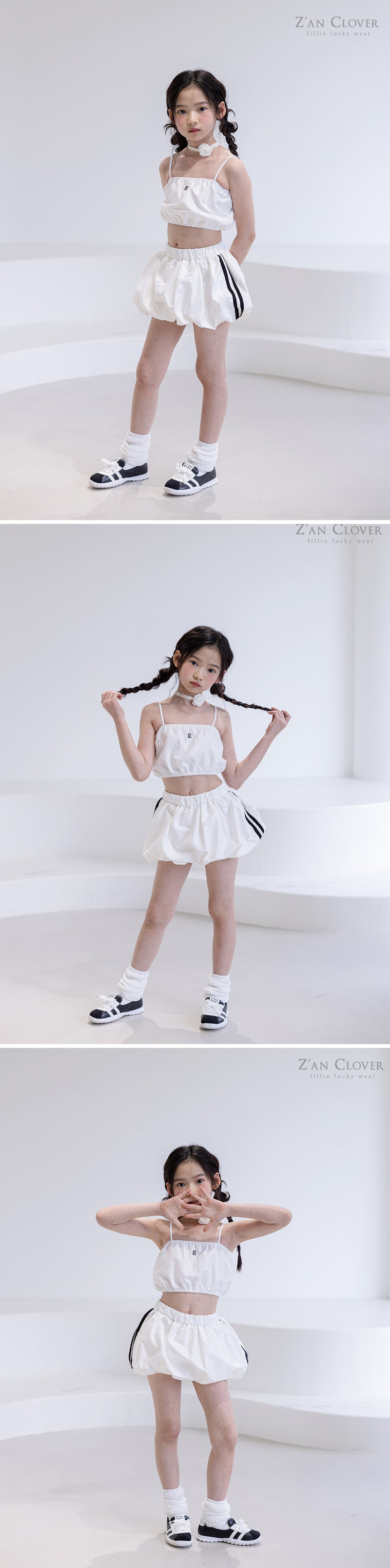 Zan Clover - Korean Children Fashion - #Kfashion4kids - Shine Crop Top - 4