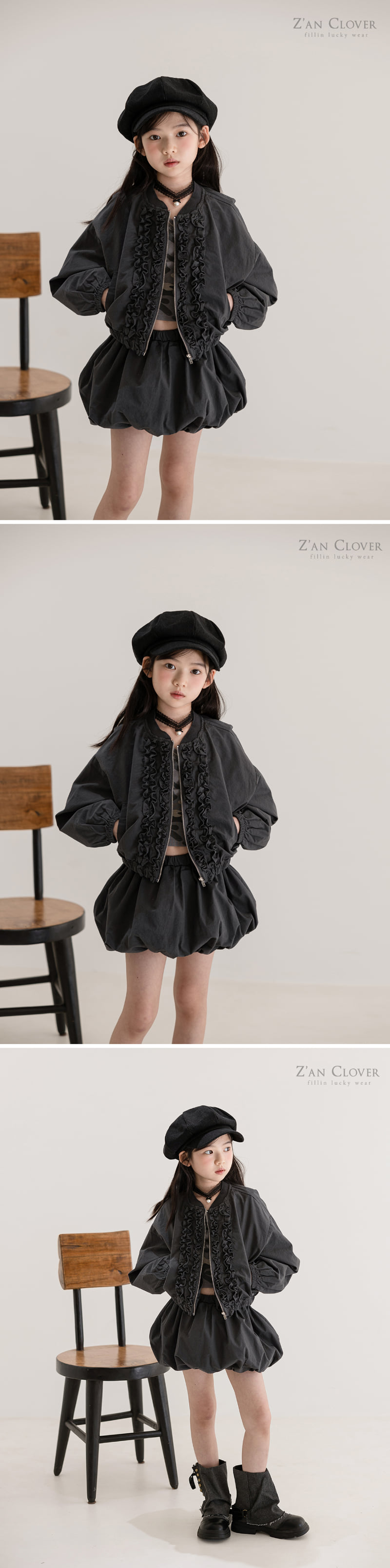 Zan Clover - Korean Children Fashion - #littlefashionista - Balloon Mini Skirt - 3