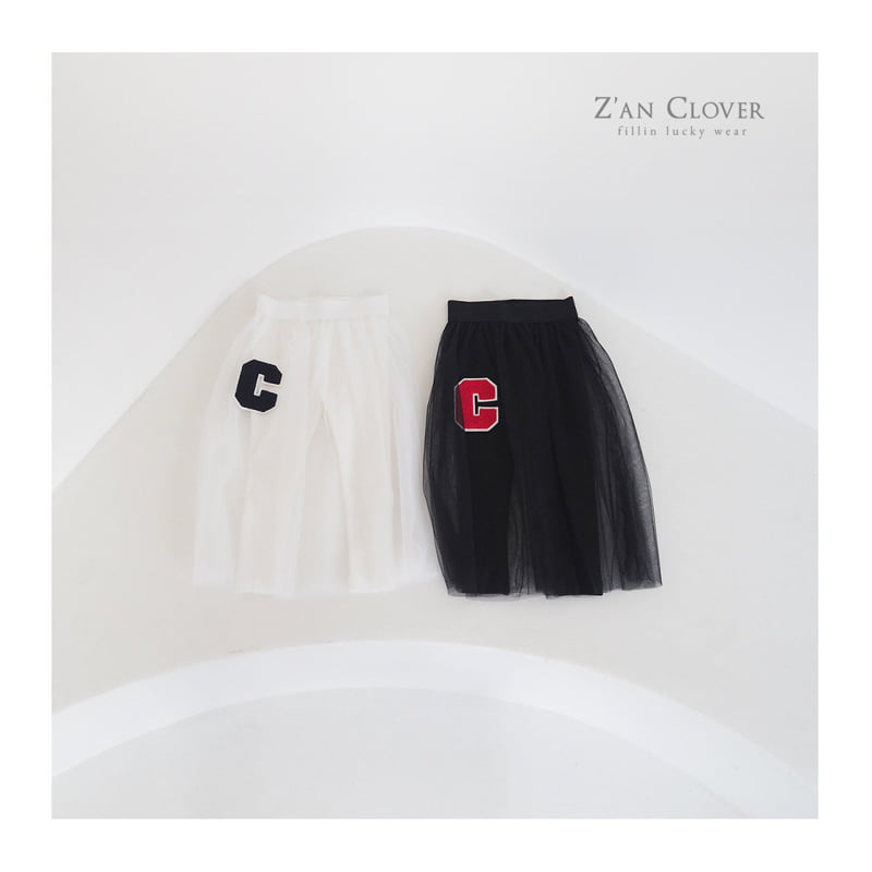 Zan Clover - Korean Children Fashion - #littlefashionista - Patch Sharon Skirt