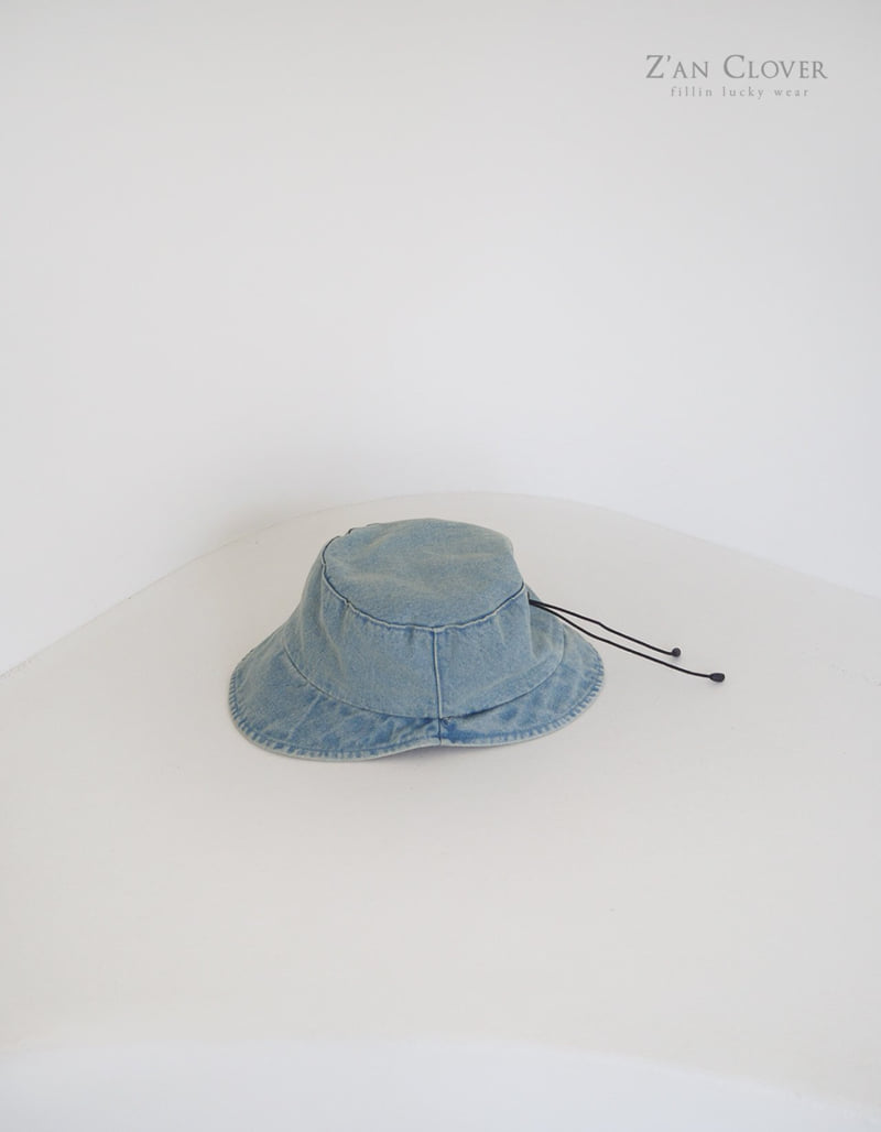 Zan Clover - Korean Children Fashion - #littlefashionista - Denim Triangle Hat - 5