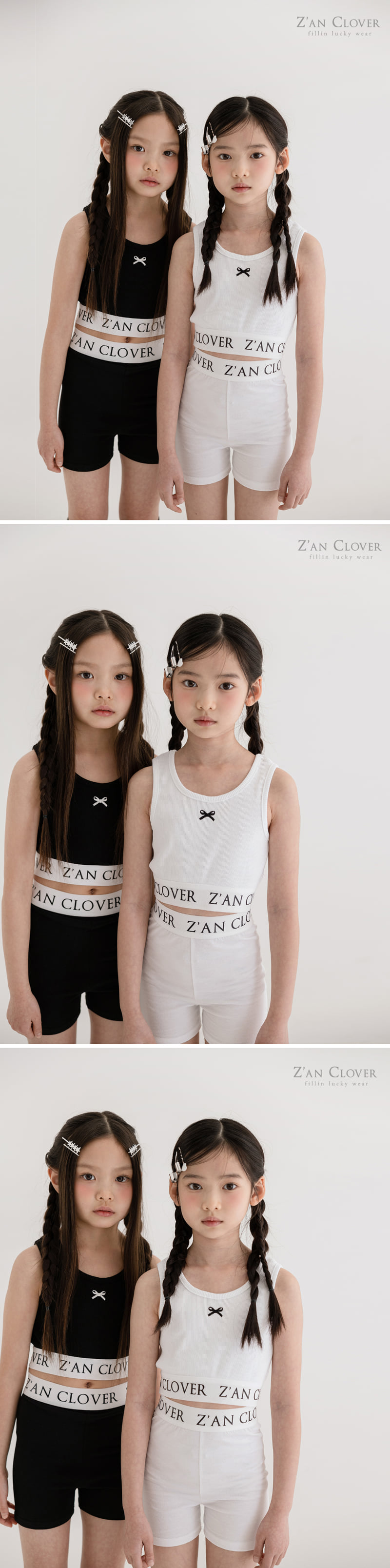 Zan Clover - Korean Children Fashion - #littlefashionista - Banding Ribbon Crop Top - 4