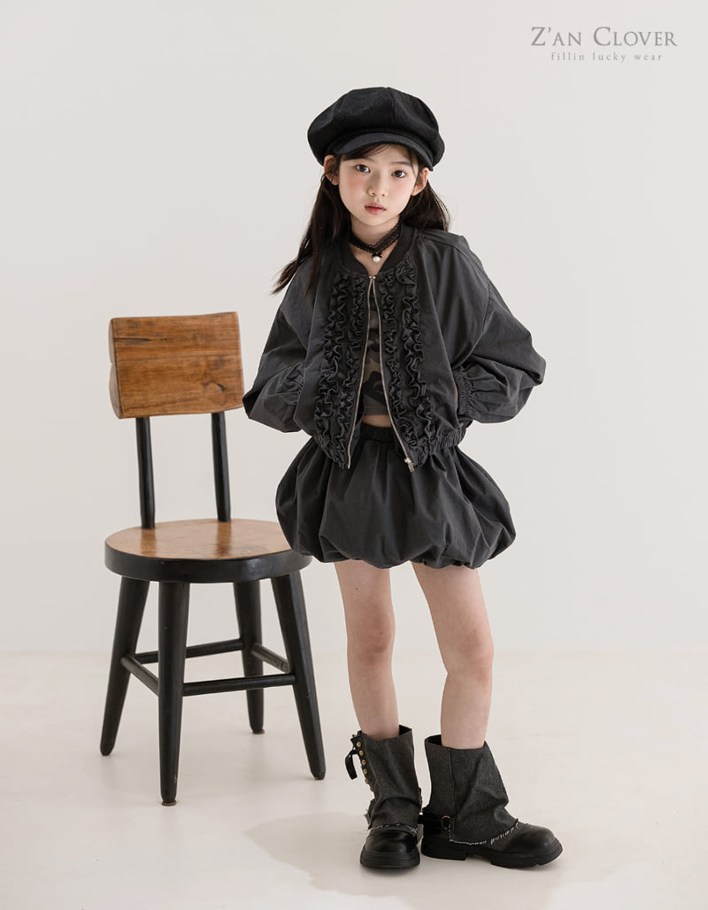 Zan Clover - Korean Children Fashion - #littlefashionista - Balloon Mini Skirt - 4