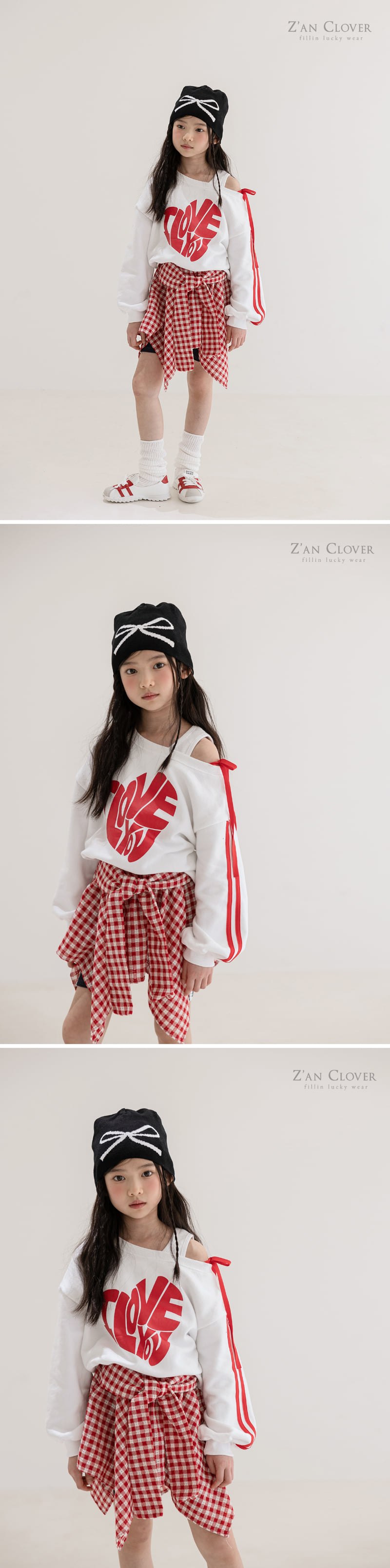 Zan Clover - Korean Children Fashion - #magicofchildhood - Check Layered Skirt - 3