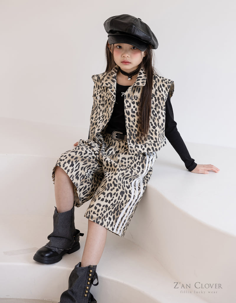Zan Clover - Korean Children Fashion - #magicofchildhood - Line Bermuda Pants - 8
