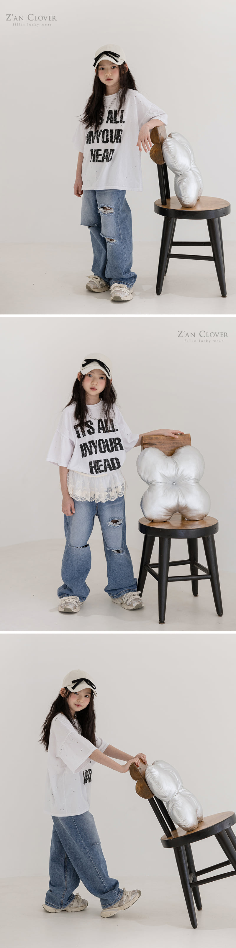 Zan Clover - Korean Children Fashion - #magicofchildhood - Straight Pants - 7