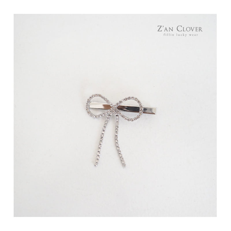 Zan Clover - Korean Children Fashion - #magicofchildhood - Cubic Ribbon Clamp Pin