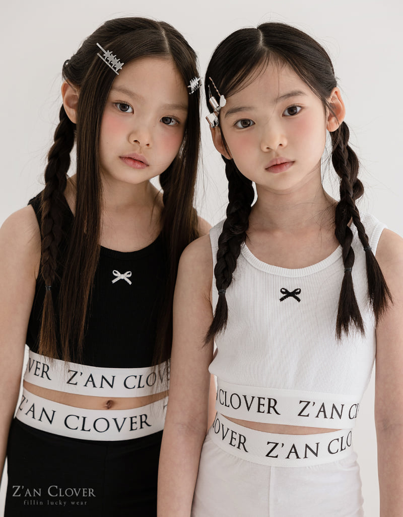 Zan Clover - Korean Children Fashion - #minifashionista - Banding Ribbon Crop Top - 5
