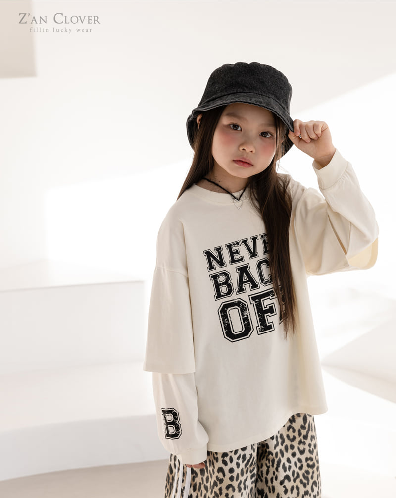 Zan Clover - Korean Children Fashion - #minifashionista - Layered Off Tee - 2