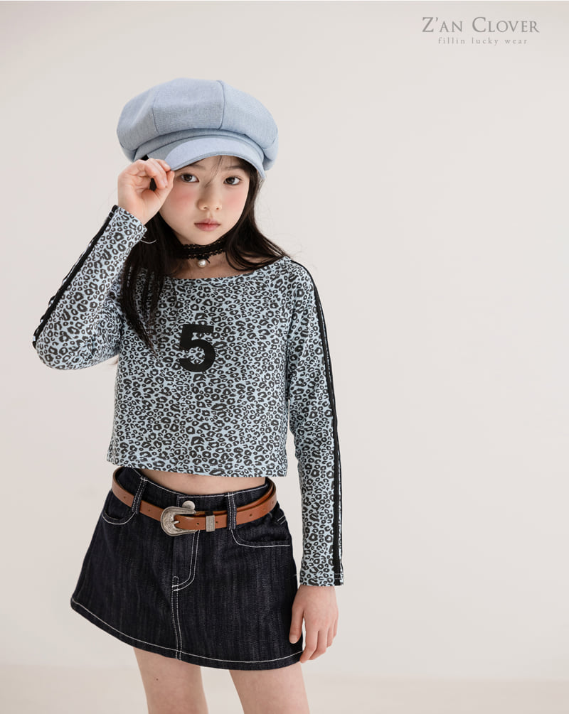 Zan Clover - Korean Children Fashion - #minifashionista - Tape Leopard Tee - 9
