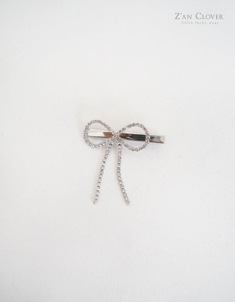 Zan Clover - Korean Children Fashion - #minifashionista - Cubic Ribbon Clamp Pin - 2