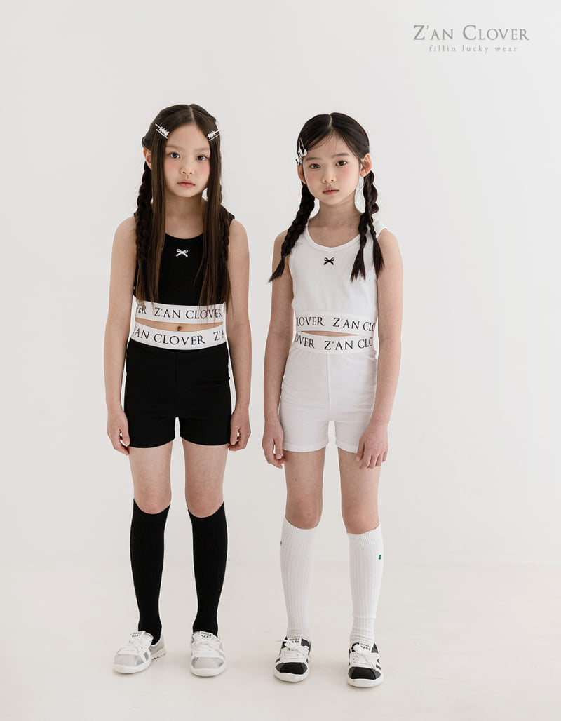 Zan Clover - Korean Children Fashion - #prettylittlegirls - Banding Ribbon Crop Top - 6