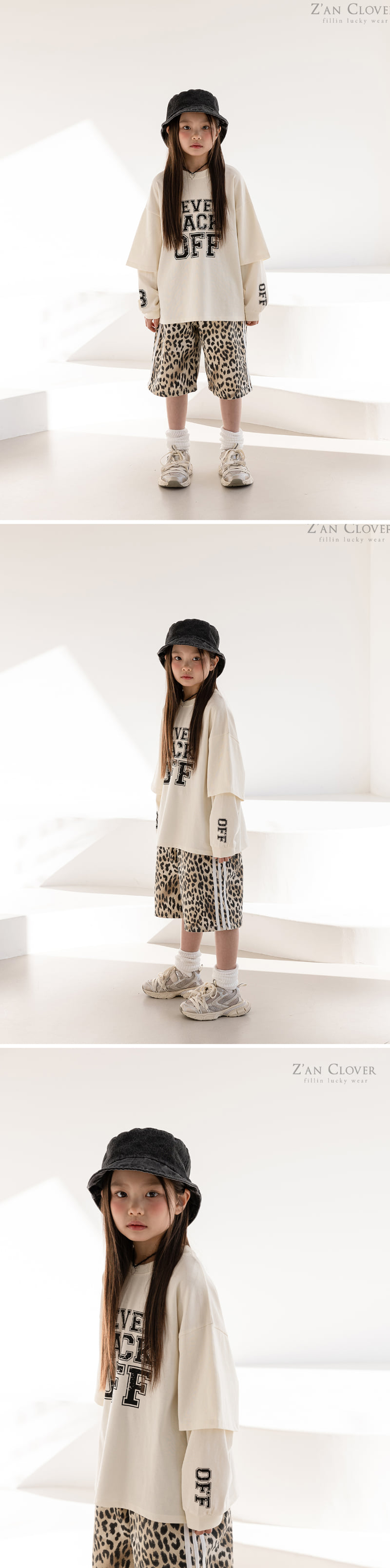 Zan Clover - Korean Children Fashion - #prettylittlegirls - Layered Off Tee - 3