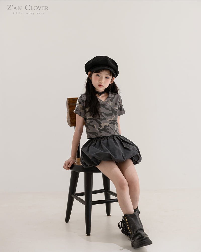 Zan Clover - Korean Children Fashion - #todddlerfashion - Balloon Mini Skirt - 7