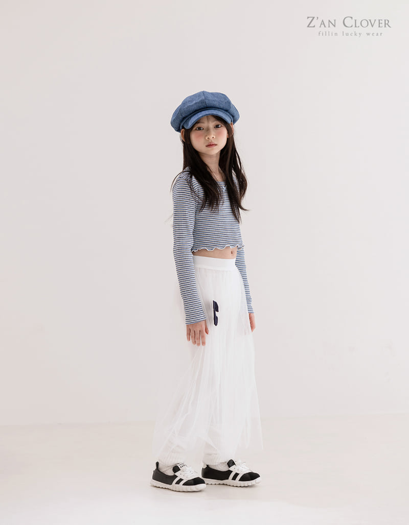 Zan Clover - Korean Children Fashion - #todddlerfashion - Patch Sharon Skirt - 5