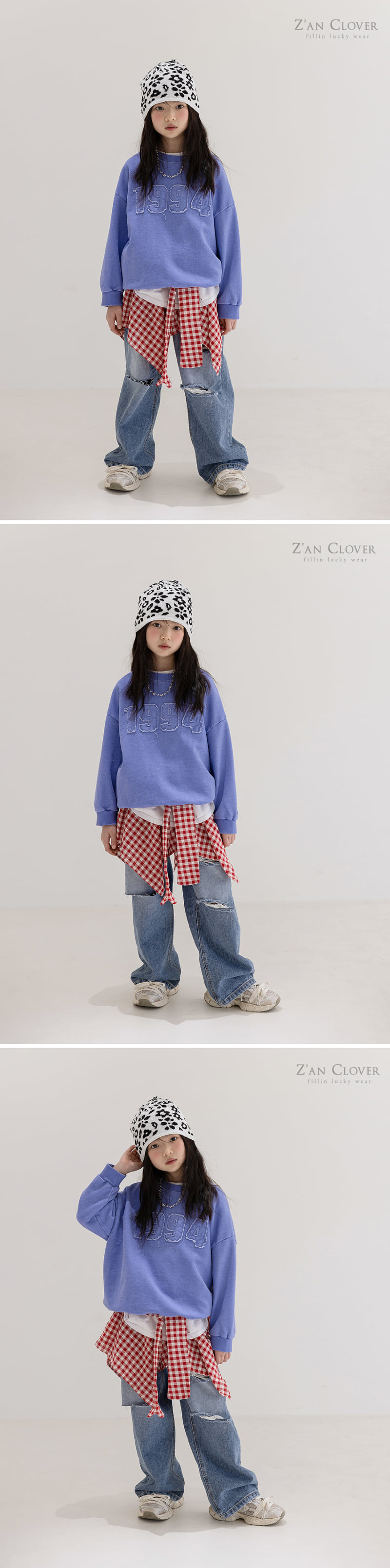 Zan Clover - Korean Children Fashion - #toddlerclothing - Check Layered Skirt - 7