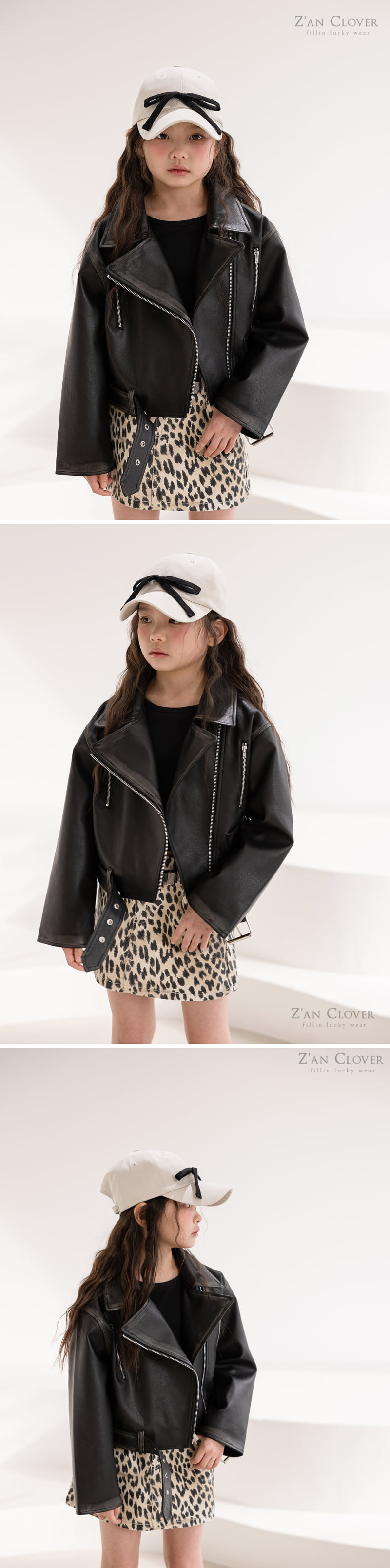 Zan Clover - Korean Children Fashion - #toddlerclothing - Simple Leopard Mini Skirt - 5