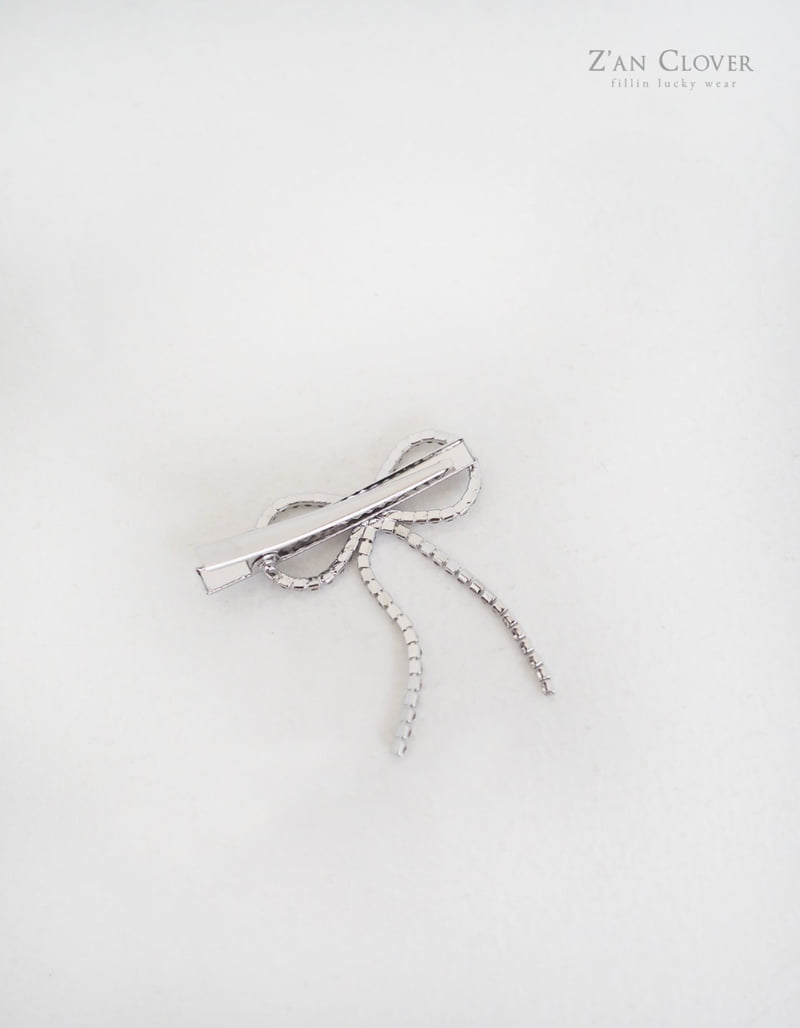 Zan Clover - Korean Children Fashion - #toddlerclothing - Cubic Ribbon Clamp Pin - 5