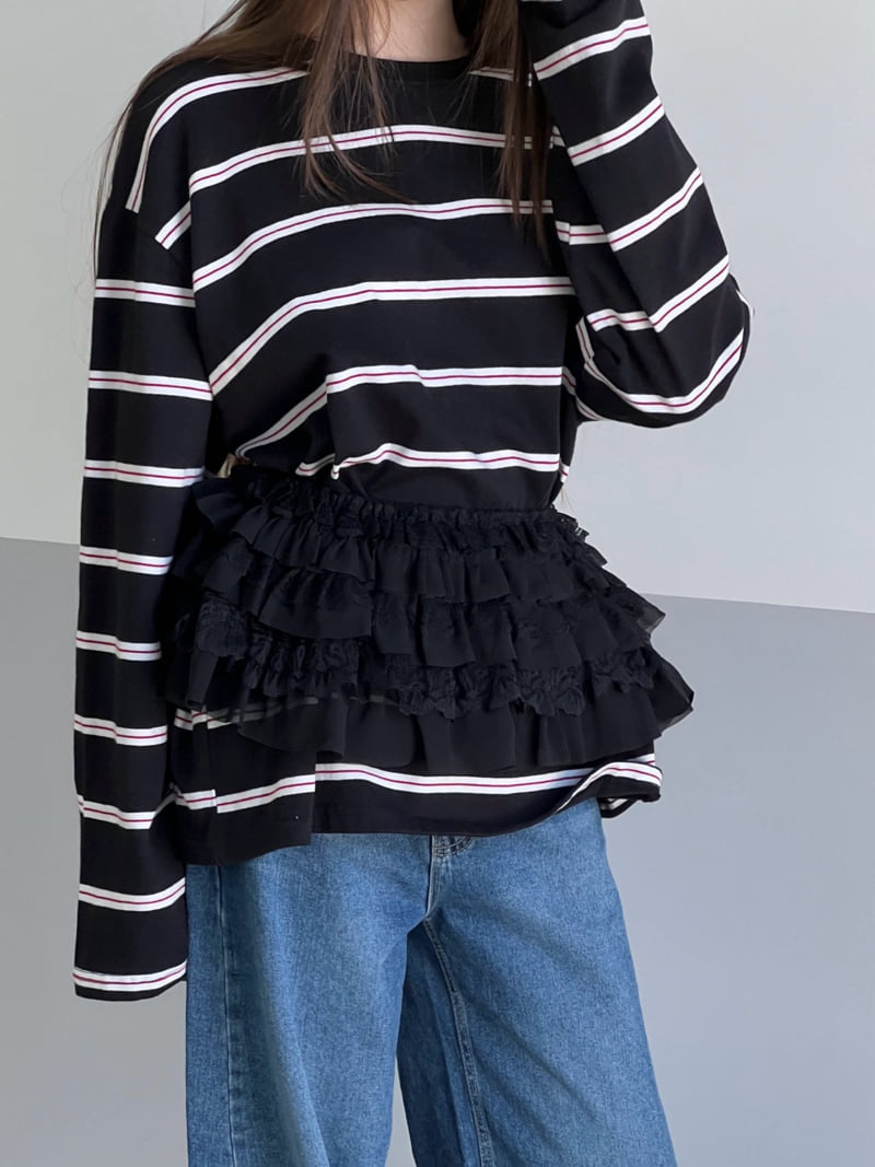 140 Avenue - Korean Women Fashion - #momslook - 6 Tiered Can Skirt Top - 9