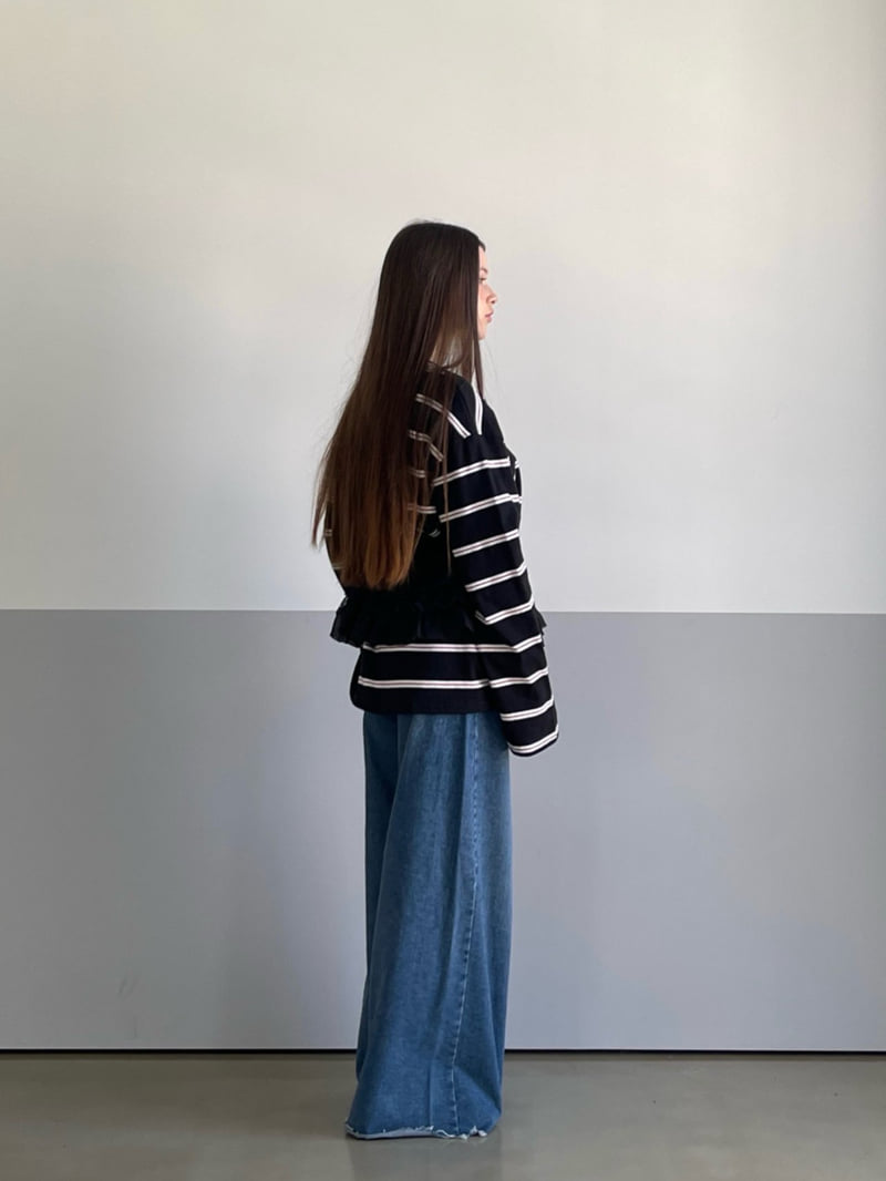 140 Avenue - Korean Women Fashion - #momslook - Wide Domingo Denim Pants - 6