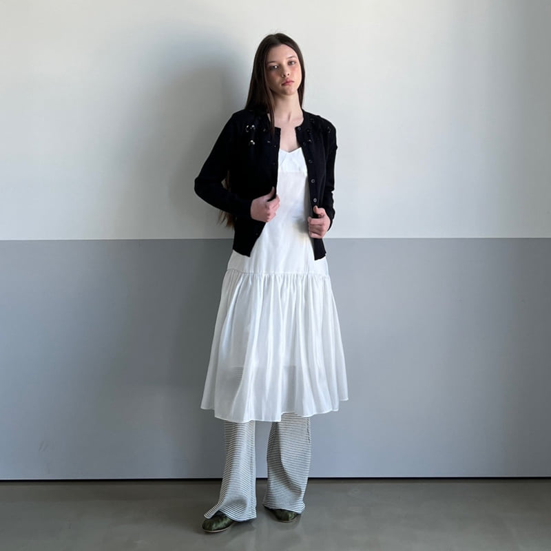 140 Avenue - Korean Women Fashion - #momslook - Rib Stripe Bootscut Pants - 5