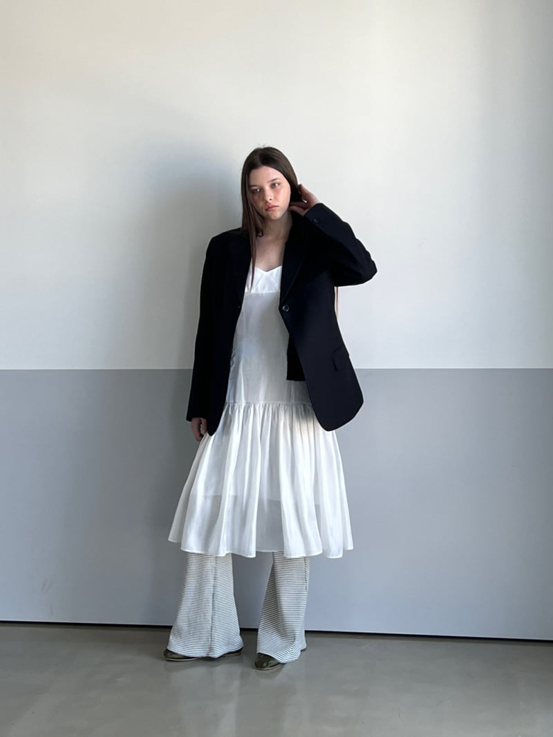 140 Avenue - Korean Women Fashion - #momslook - Rib Stripe Bootscut Pants - 7