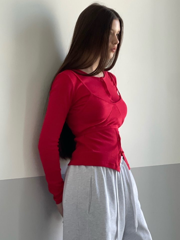 140 Avenue - Korean Women Fashion - #momslook - Dive Punching Set-up Top - 9