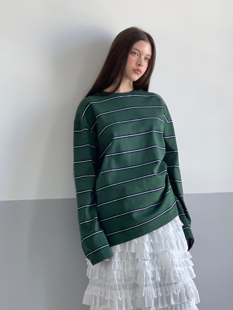 140 Avenue - Korean Women Fashion - #momslook - Ace Stripe Tee - 10